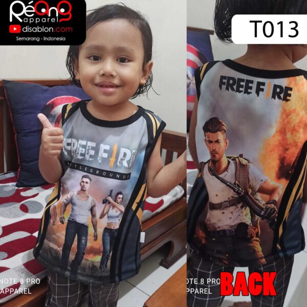 Kaos Free Fire Anak